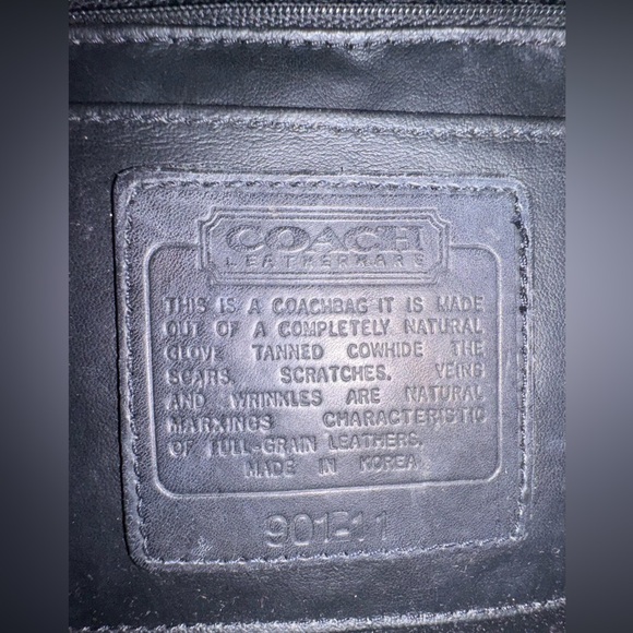 Coach Legacy Flap Crossbody Shoulder Bag Black Glove Tanned Leather Unisex Adult - Picture 6 of 16